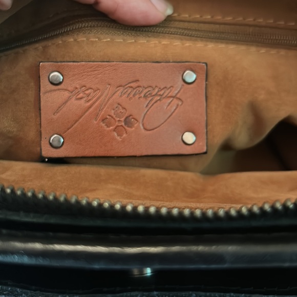 Patricia Nash Paris Laser Cut Large Satchel - Picture 11 of 16